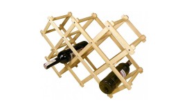 PRACTIC - Drewniany stojak na wino składany
