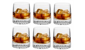 KROSNO Fjord - 6 x szklanki do whisky, wody 300ml