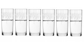 KROSNO Krista Deco - Zestaw szklanek long drink 350 ml - 6 osób