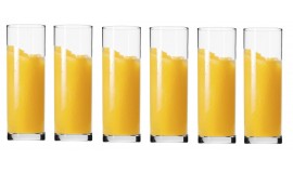 KROSNO Pure - Szklanki do napojów 200 ml - 6 szt