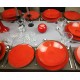 BOGUCICE Alumina Nostalgia Red (30 części) Serwis obiadowy i kawowy dla 6 osób