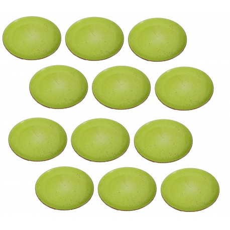 LUBIANA Boss Zielony - 12 x Talerz deserowy 20,5 cm