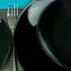LUBIANA BOSS BLACK CZARNY (18 części) Serwis obiadowy dla 6 osób