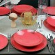 BOGUCICE Alumina Nostalgia Red (18 części) Serwis obiadowy dla 6 osób
