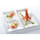 LUBIANA Gourmet - Talerz obiadowy kwadratowy 28 cm