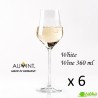 AUMINT Josephine - kieliszki do wina białego 360 ml - 6 sztuk